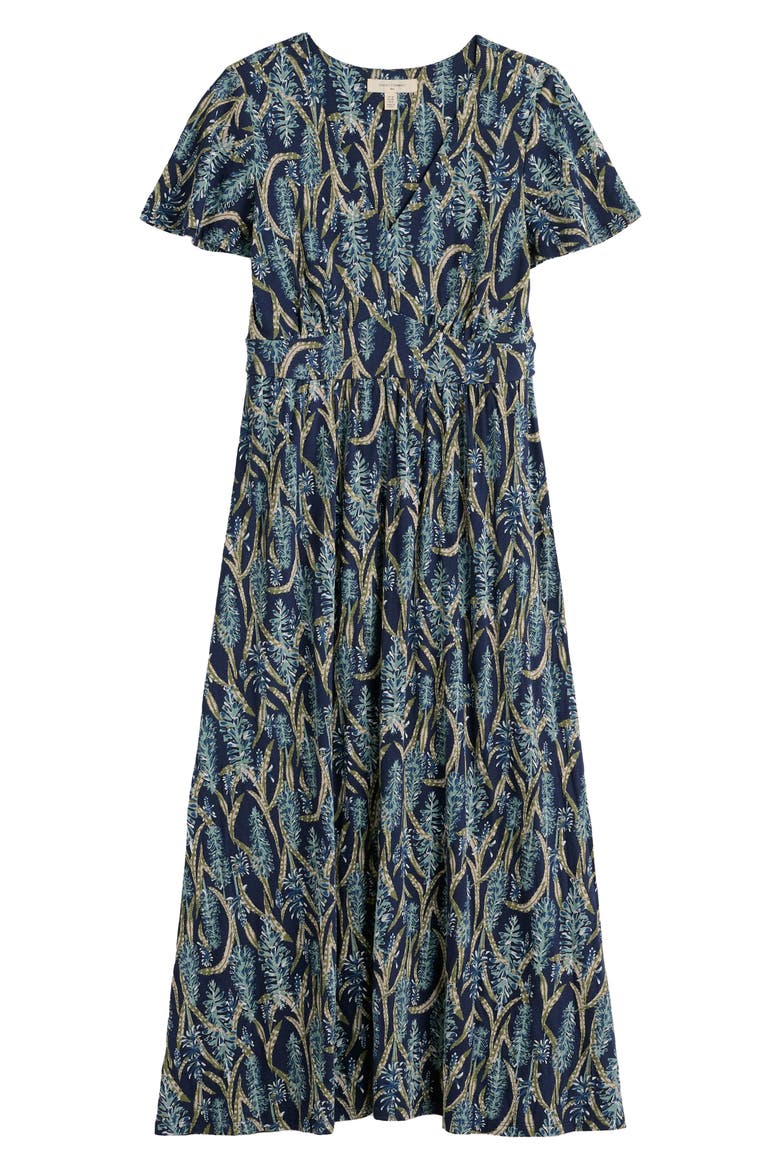 Chateaux Floral Organic Cotton Midi Dress