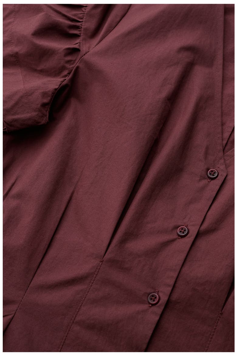 Kerthen Woods Organic Cotton Button-Up Midi Dress