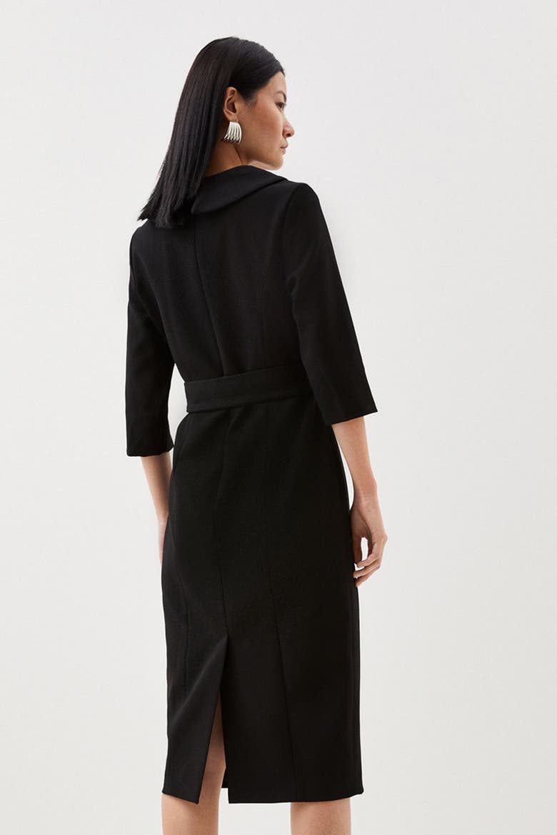 Petite Roll Neck Pencil Midi Dress