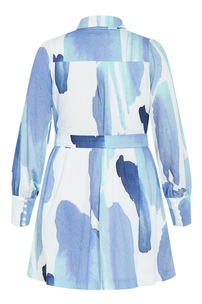 Ezra Tie Waist Long Sleeve Minidress