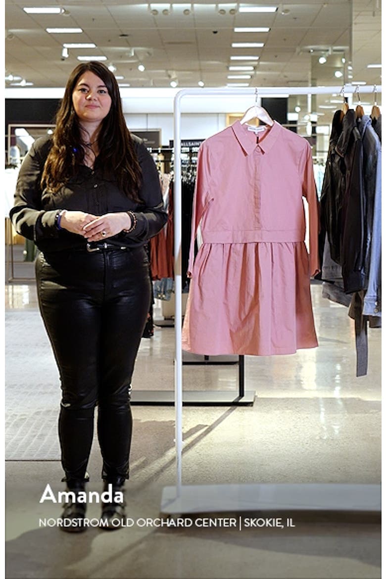 Long Sleeve Mini Shirtdress