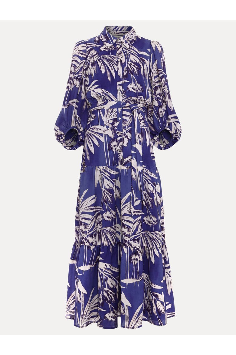 Coralie Print Shirt Midaxi Dress