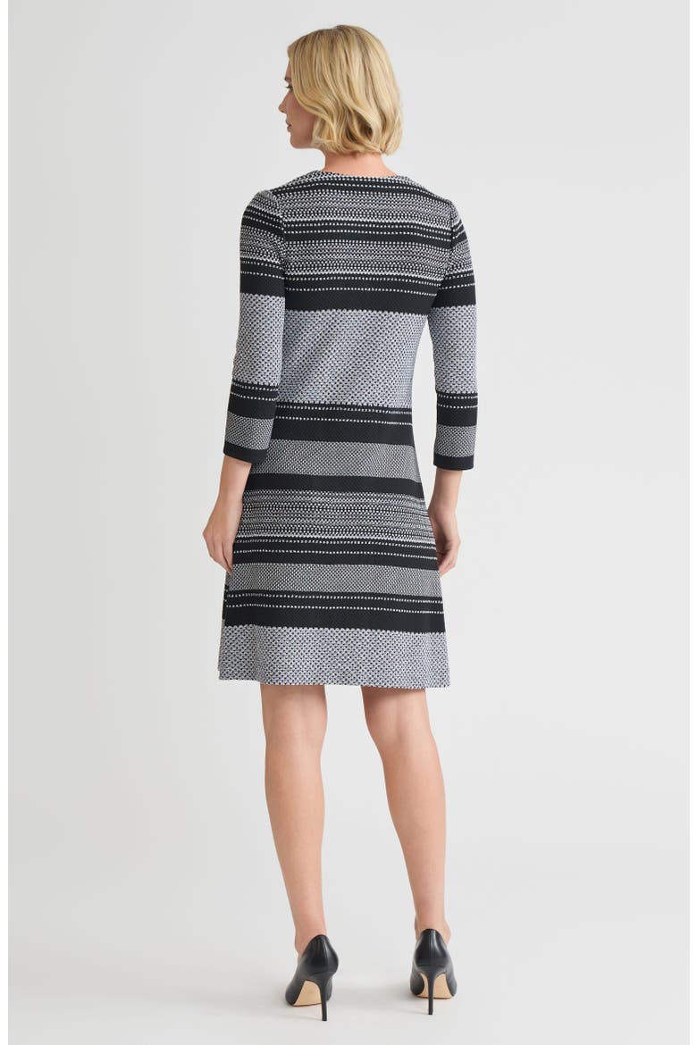 A-Line Multi-Stitch Knit Dress