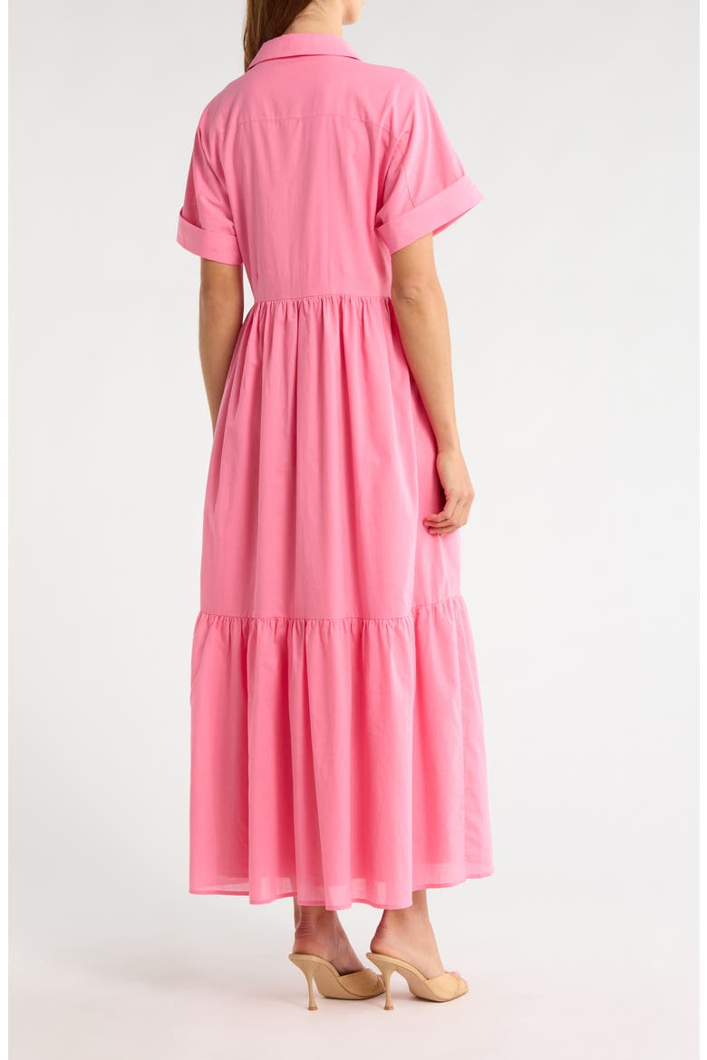 Astera Tiered Maxi Shirtdress