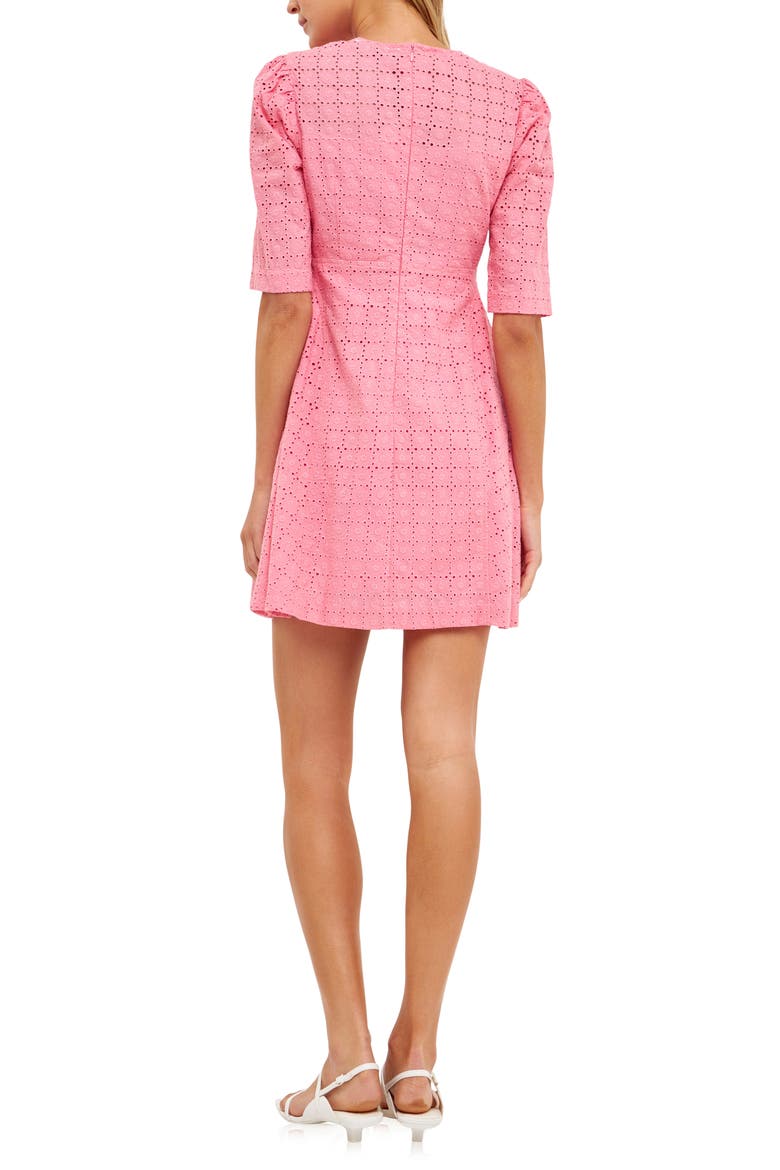 Broderie Lace Minidress