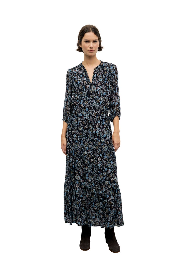 Corie Floral V-Neck Maxi Dress