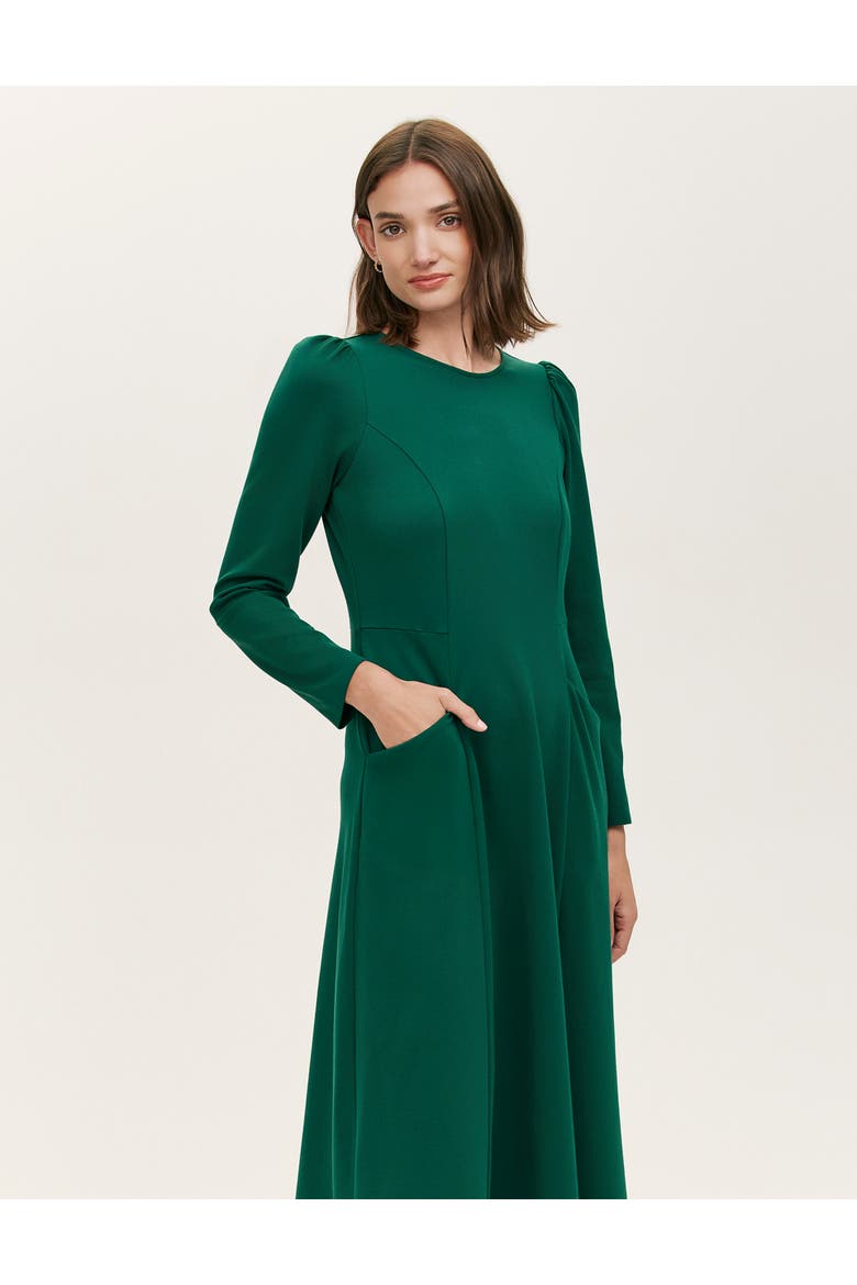 Felice Ponte Jersey Midi Dress