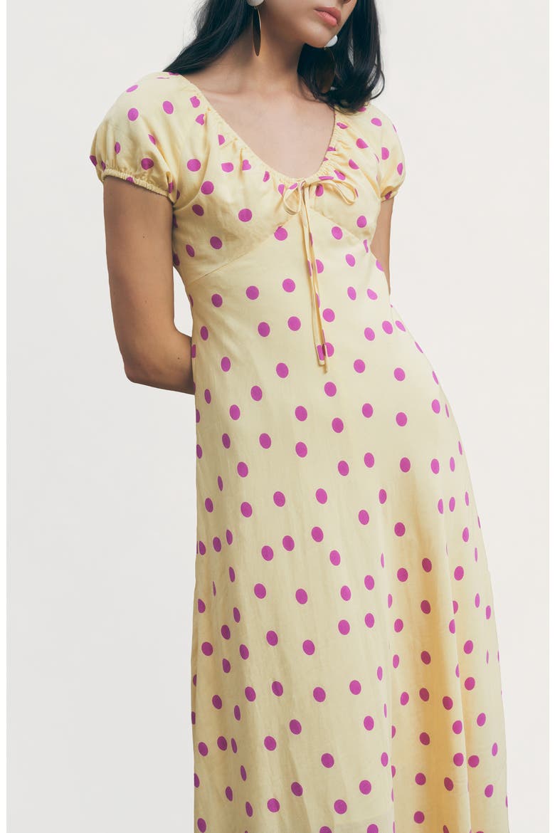 Natasha Polka Dot Maxi Dress