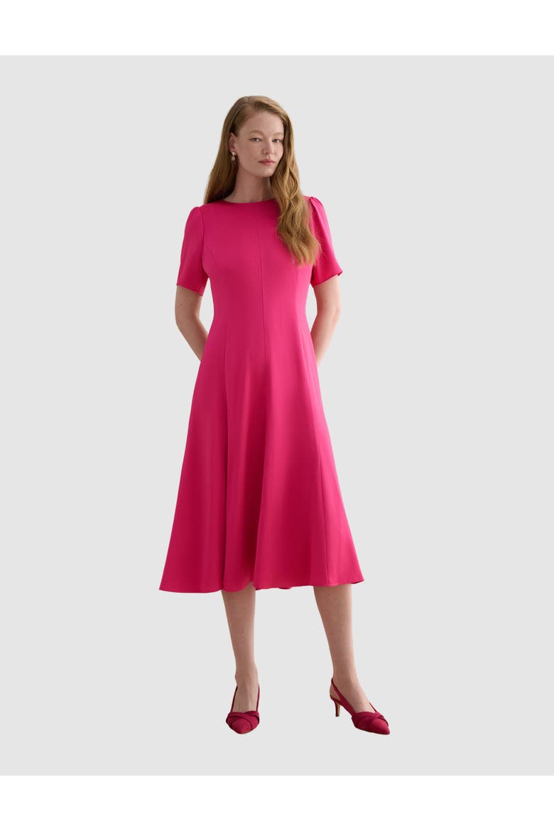Camille Satin Midi Dress