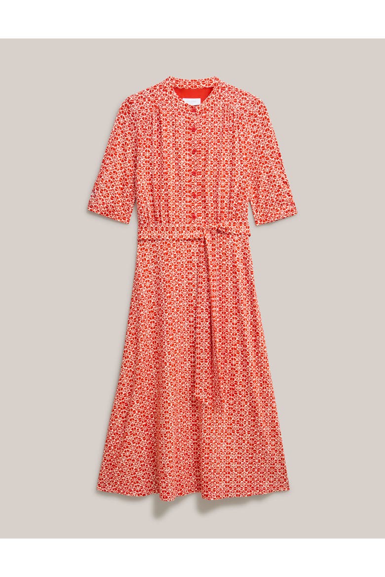 Cathy 3/4 Sleeve Jersey Midi Dress
