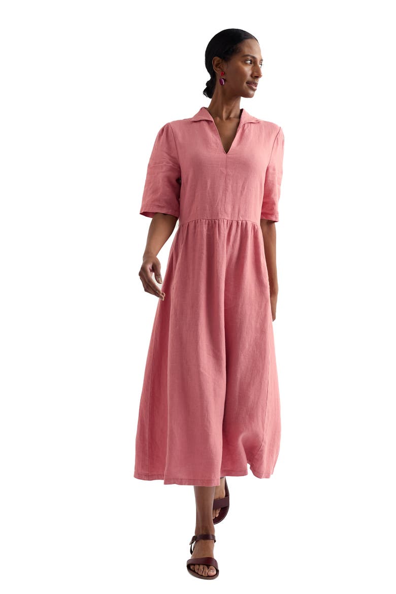 Fen Linen Midi Dress