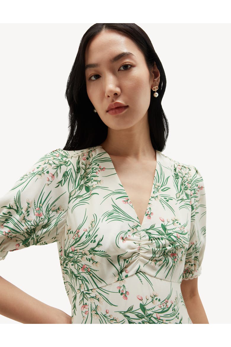 Florentina V-Neck Midi Dress