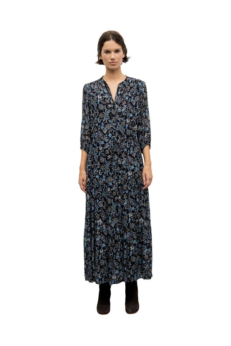 Corie Floral V-Neck Maxi Dress