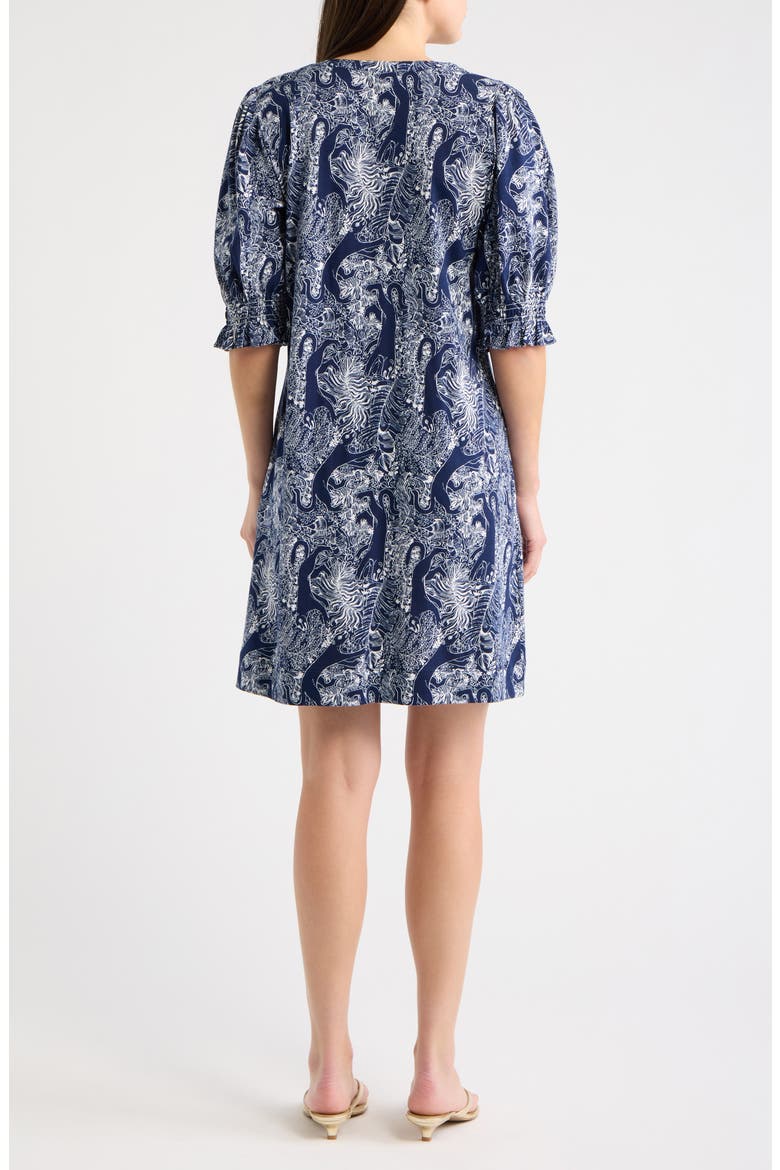 Delsie Jungle Print Minidress