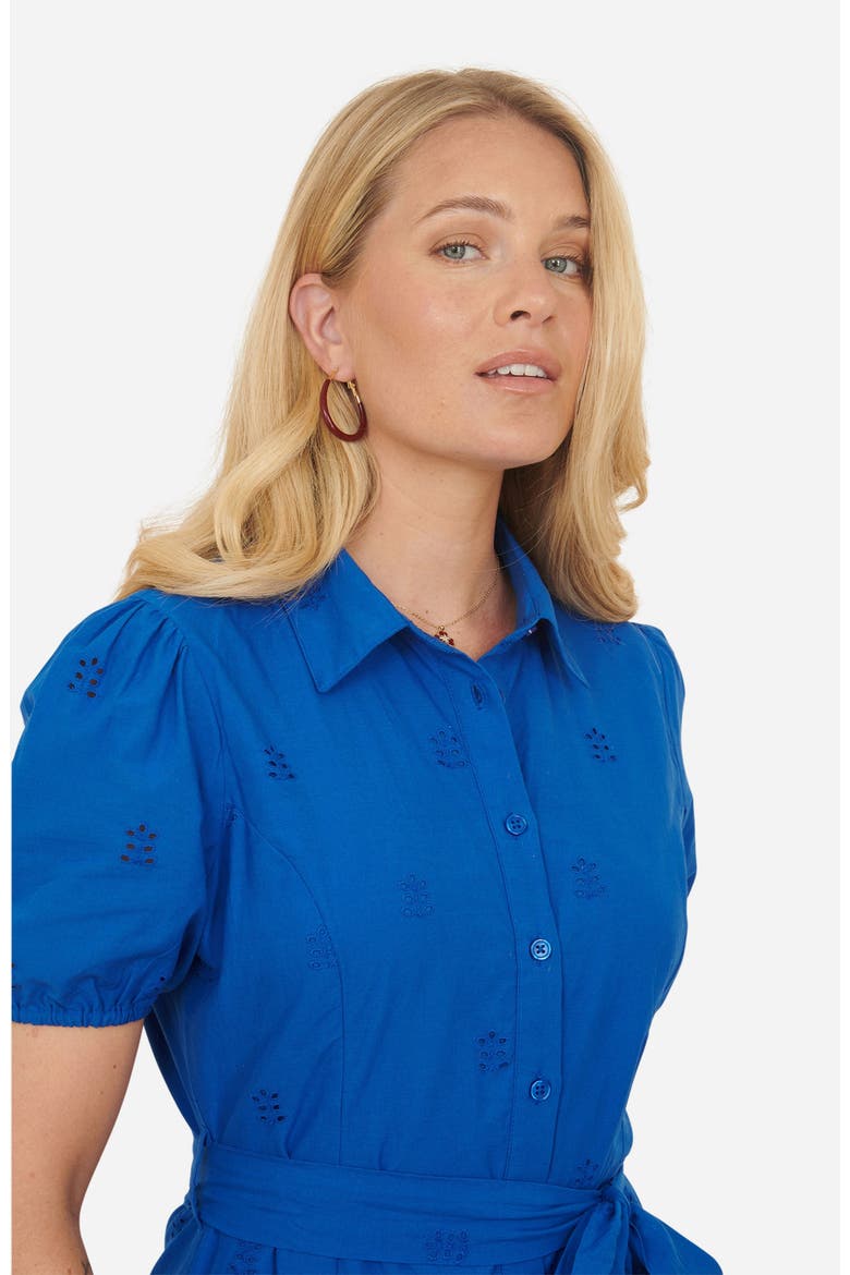 Cotton Shirt Midi Dress