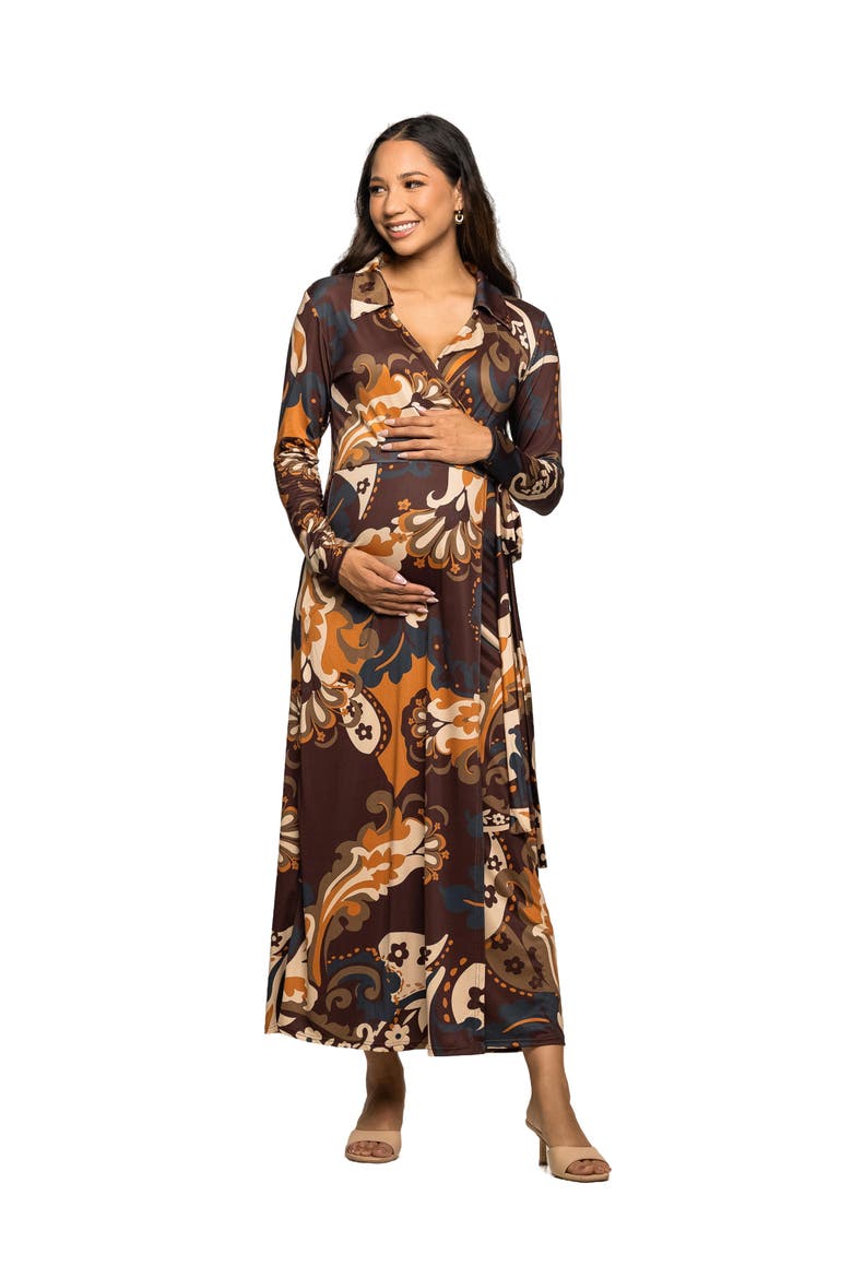 Paisley Empire Waist Maxi Dress