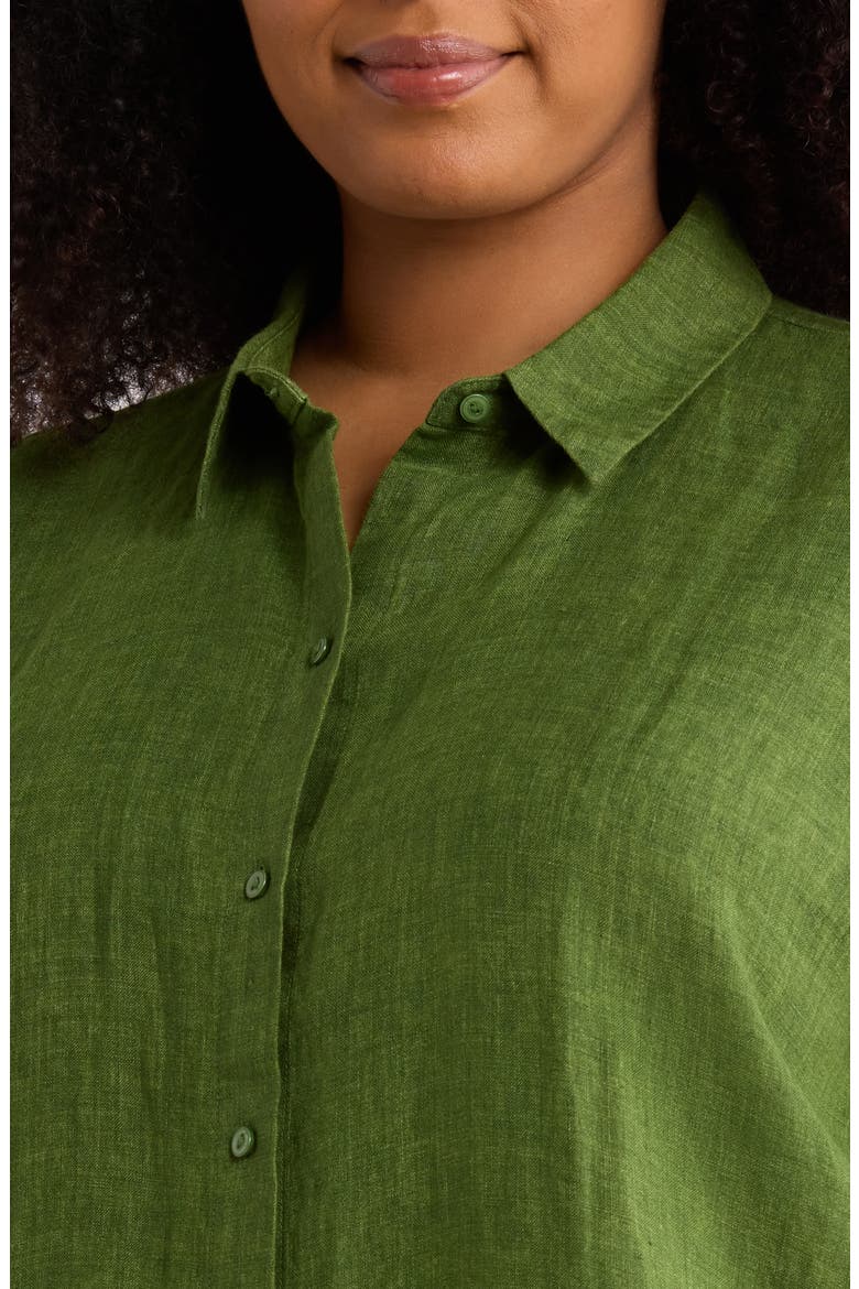 Organic Linen Shirtdress