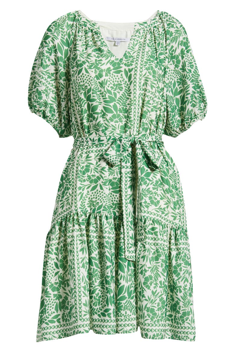Floral Puff Sleeve Minidress