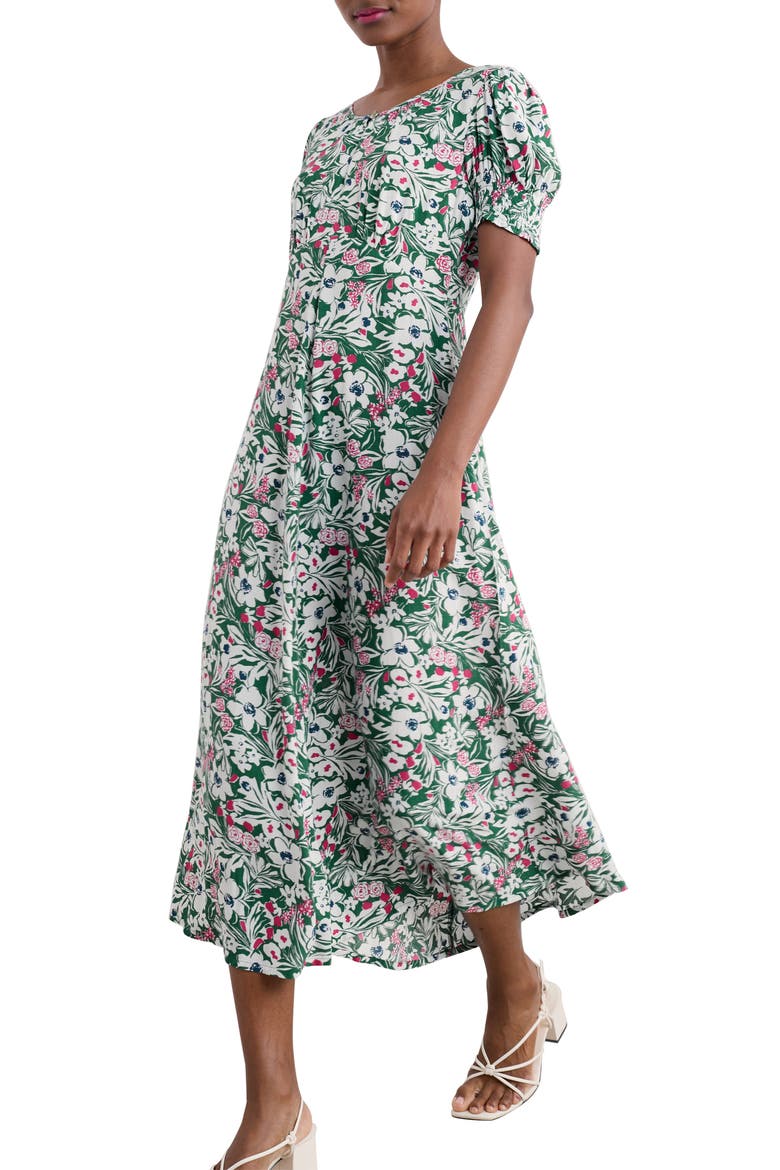 Marsh Violet Empire Waist Dress