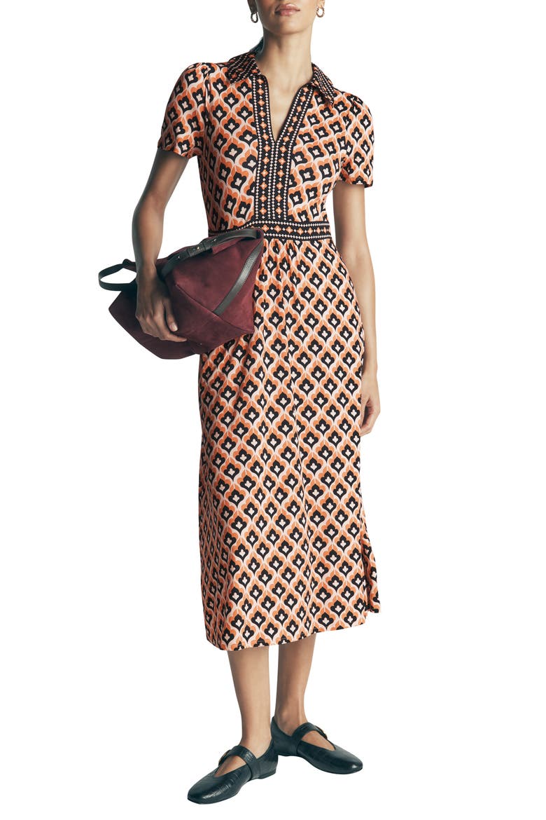 Heidi Jersey Midi Tea Dress