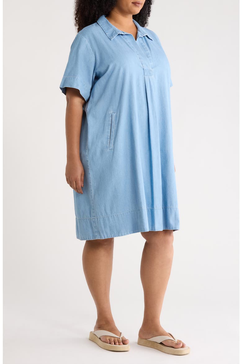 Classic Chambray Shift Dress