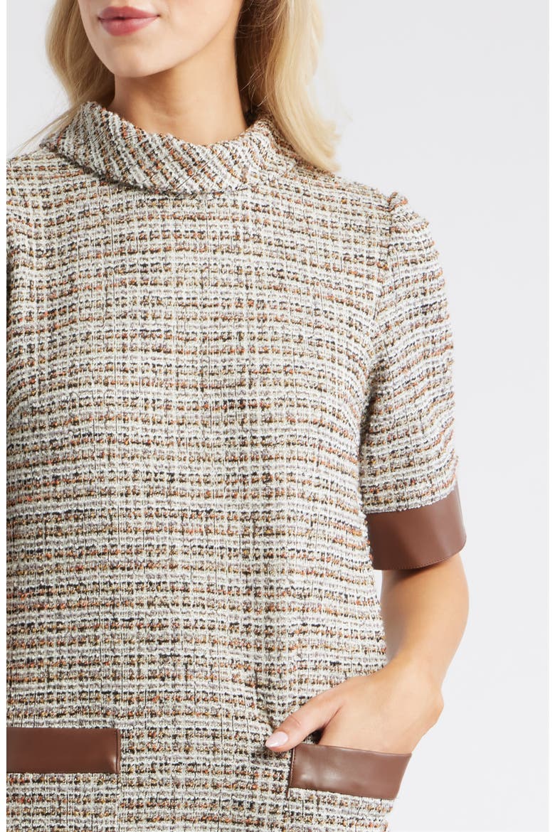 Metallic Tweed Dress