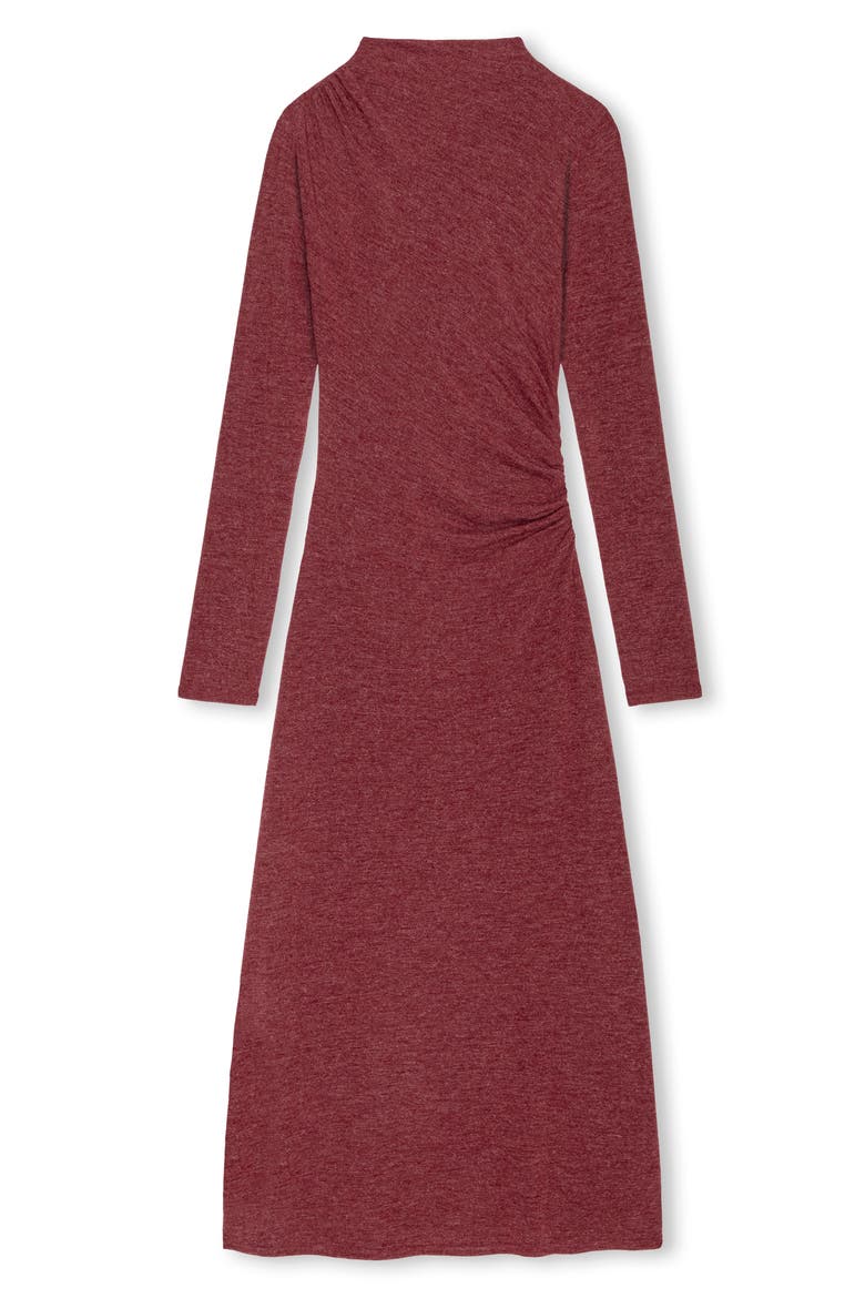 Margaret Mock Neck Jersey Midi Dress