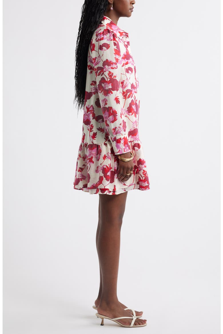 Floral Print Shirtdress