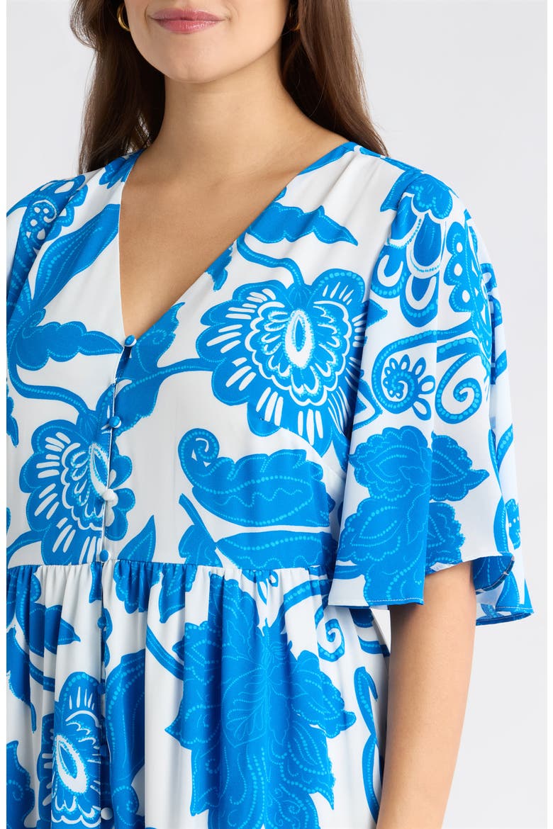 Maci Floral Lody Flare Maxi Dress