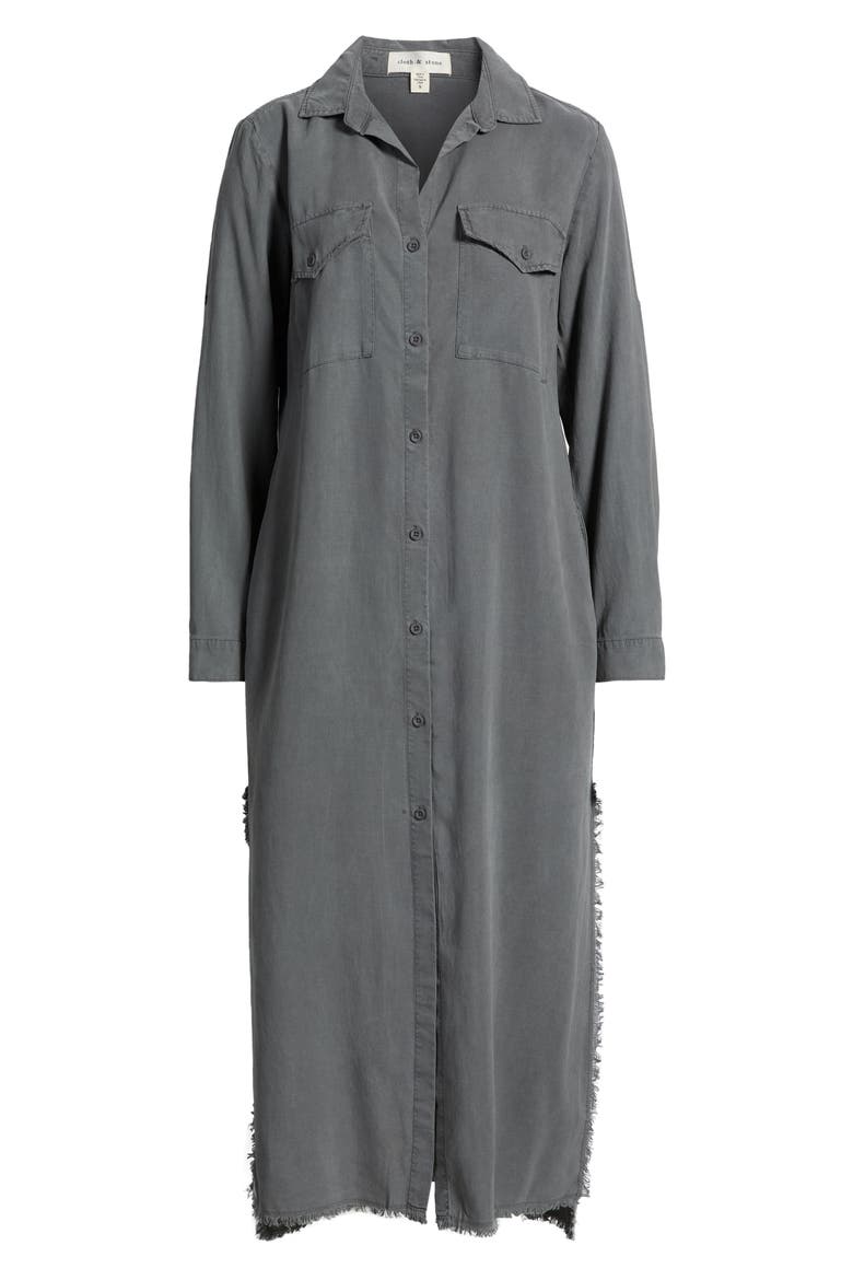 Long Sleeve Maxi Shirtdress