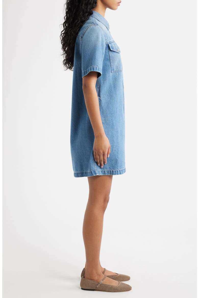 Denim Boxy Shirtdress