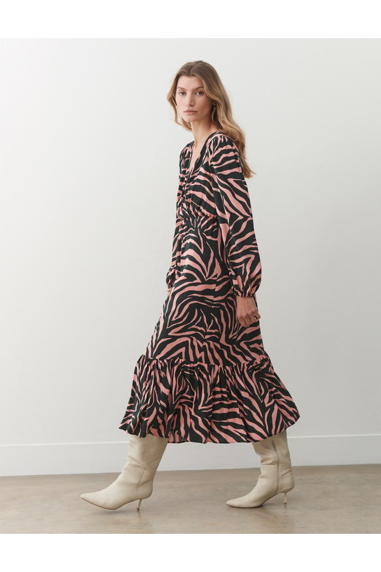 Suzie Animal Print Midi Dress