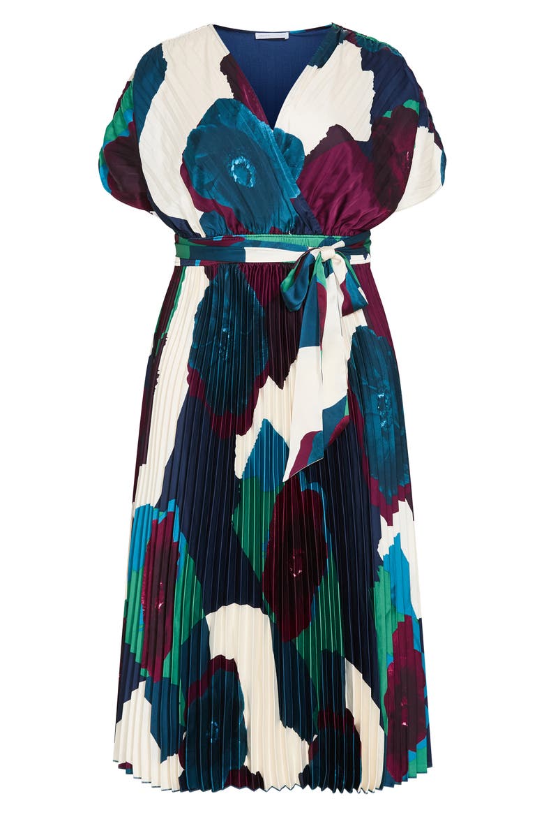 Hailey Abstract Print Maxi Dress