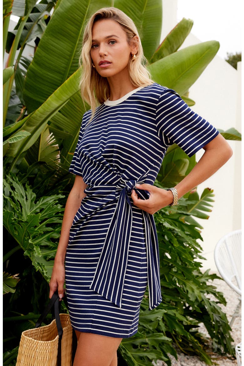 Darla Side Knot T-Shirt Dress