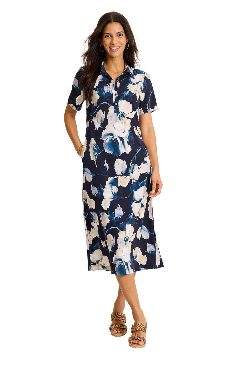 Carmela Beleza Blossom Tie Belt UPF 30+ Shirtdress