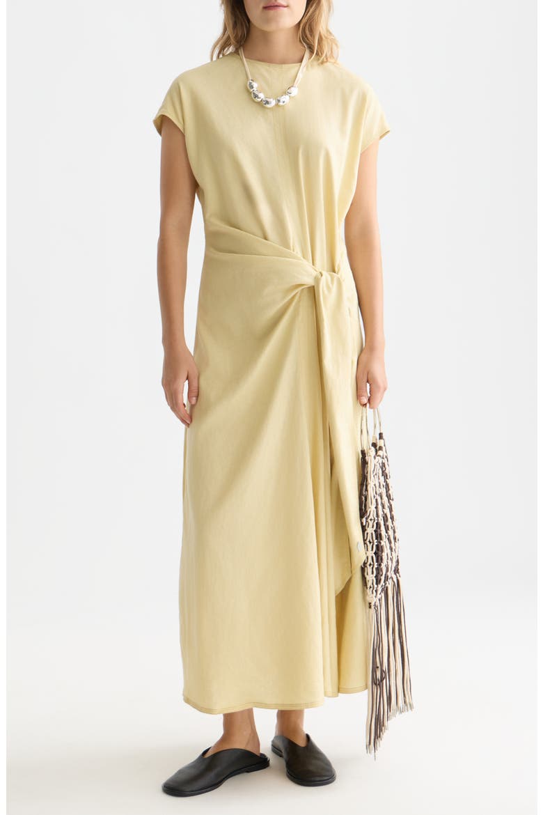 Relaxed Linen Blend Maxi Dress