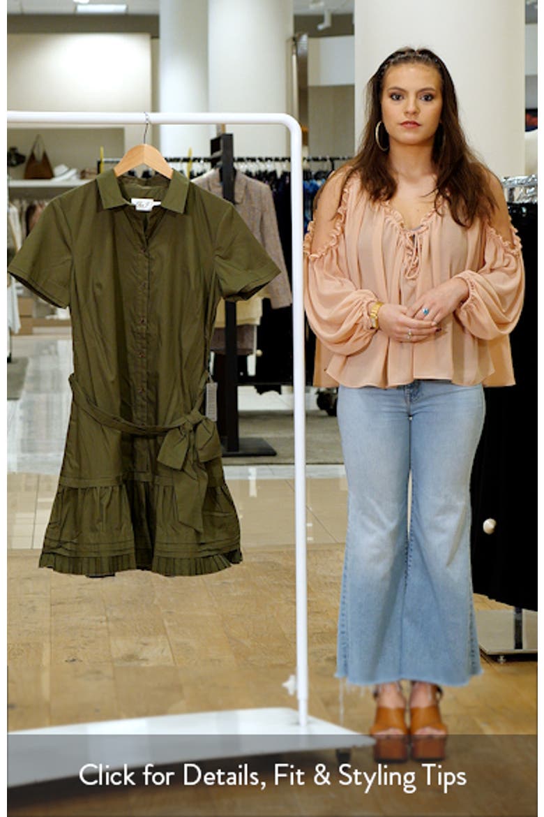 Short Sleeve Cotton Shirtdress