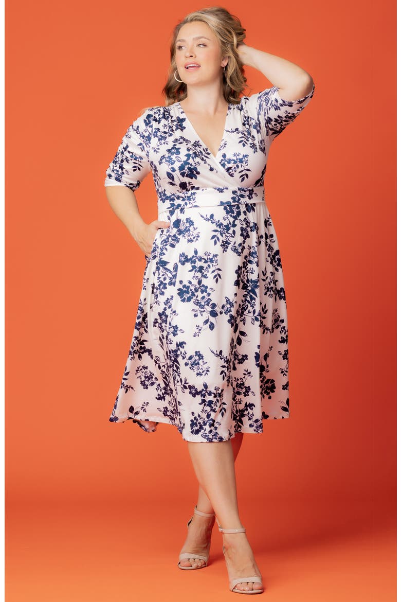 Gabriella Print Jersey A-Line Dress