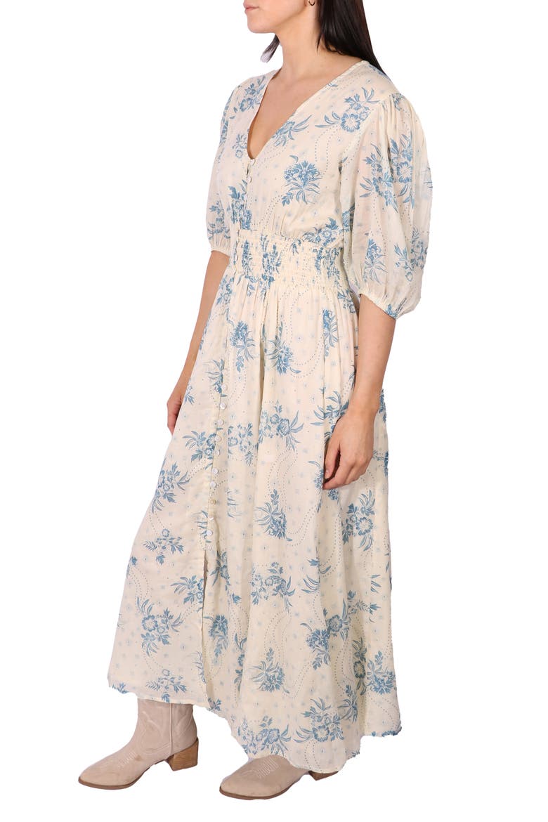 Halo Smocked Waist Maxi Dress