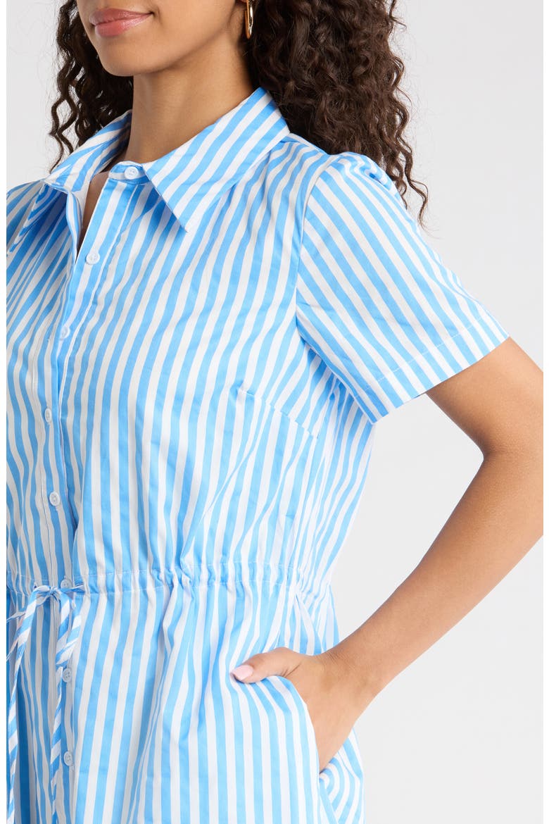 Saida Kenda Striped Shift Minidress