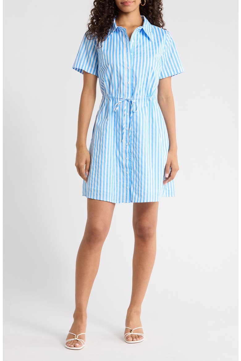 Saida Kenda Striped Shift Minidress