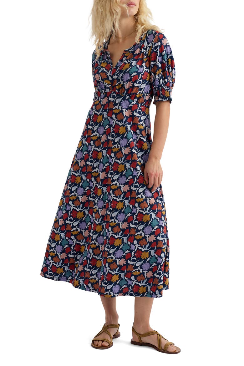 Fenil Floral Midi Dress