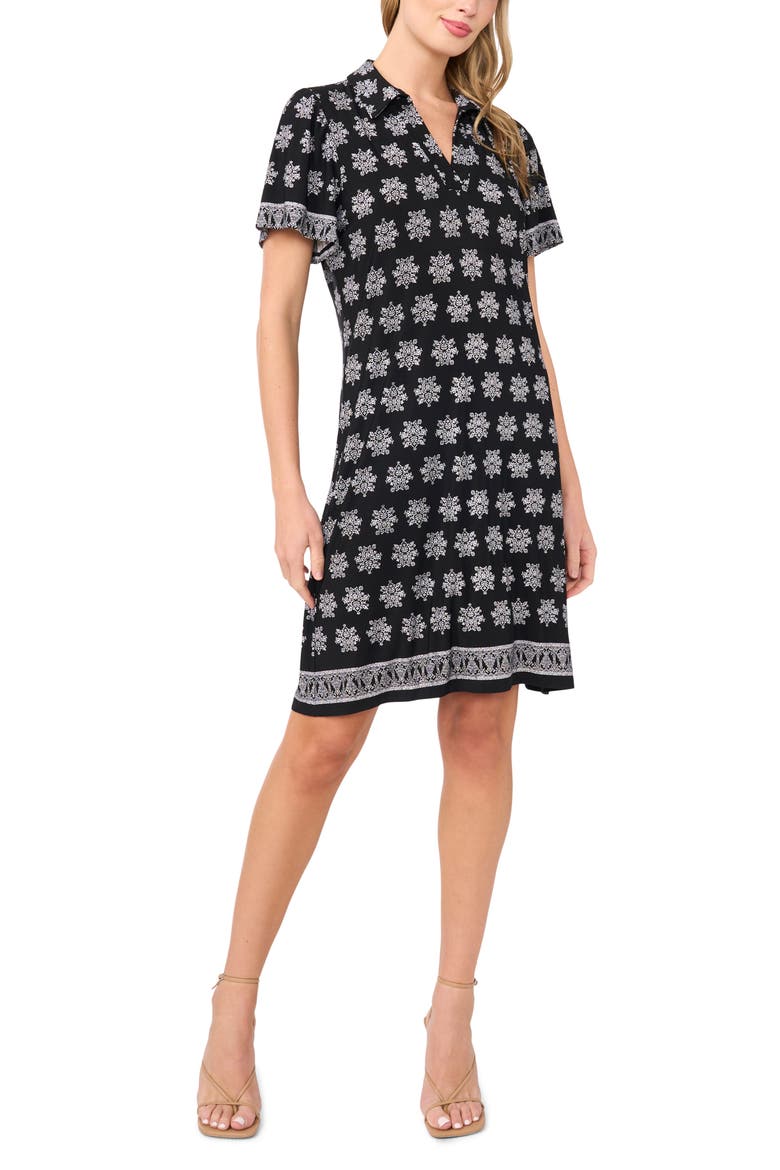 Print Polo Dress