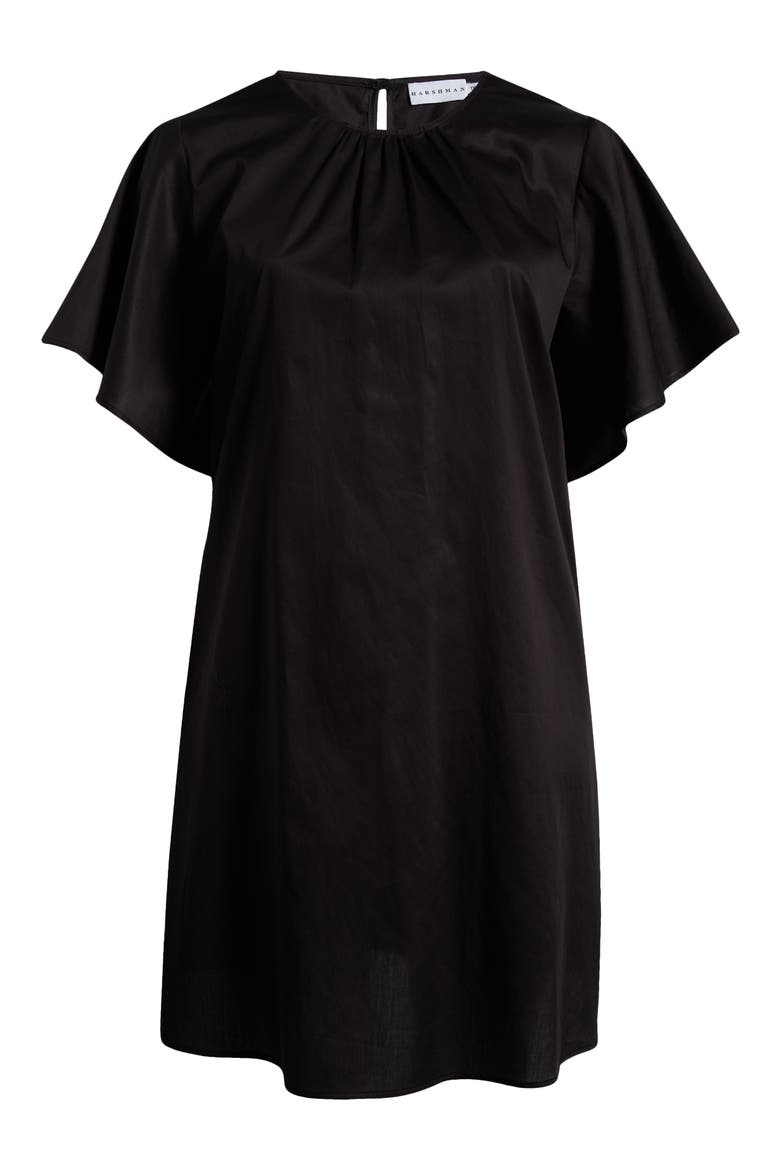 Agata Flutter Sleeve Cotton Dress