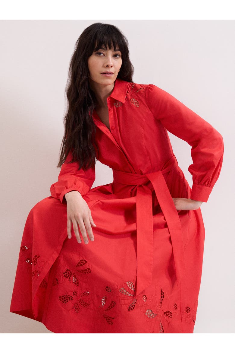 Kim Cutwork Hem Midi Dress
