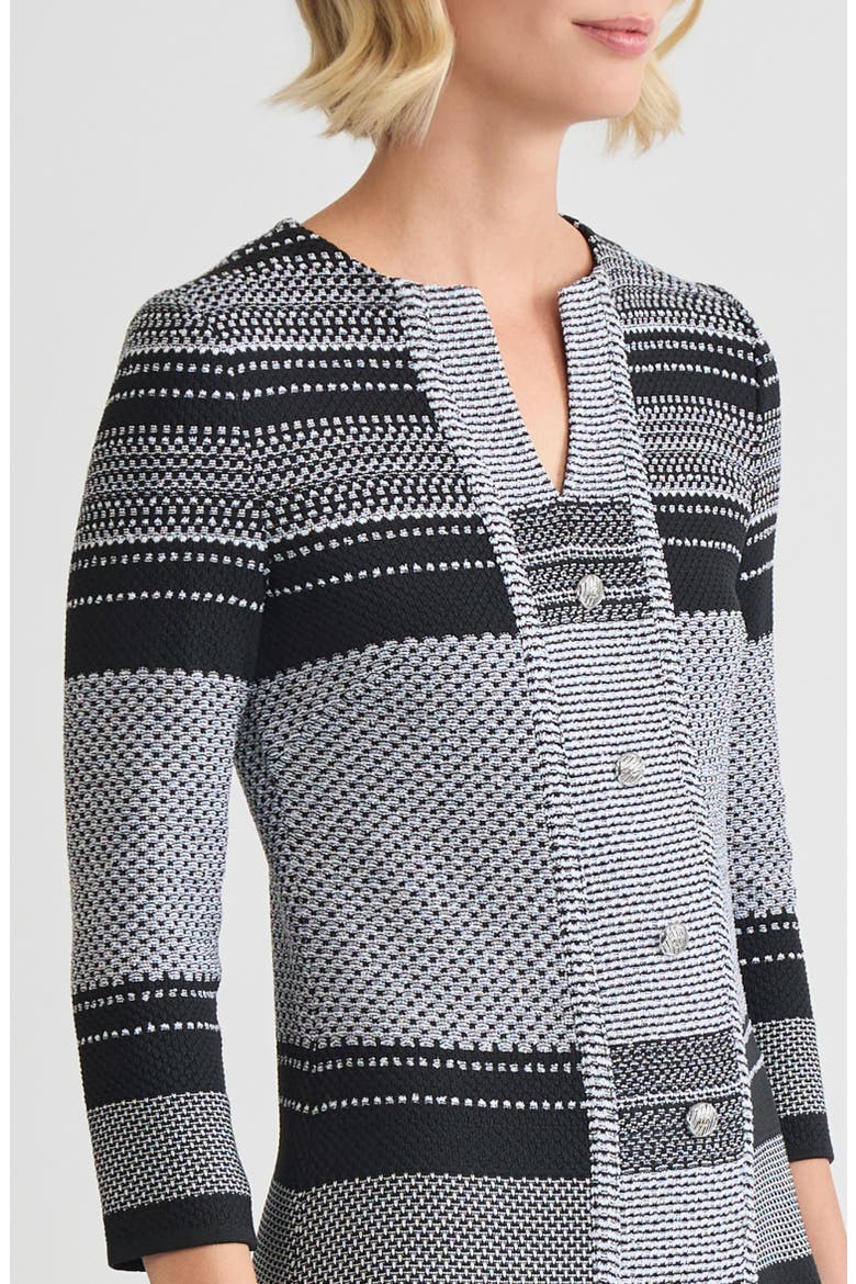 A-Line Multi-Stitch Knit Dress