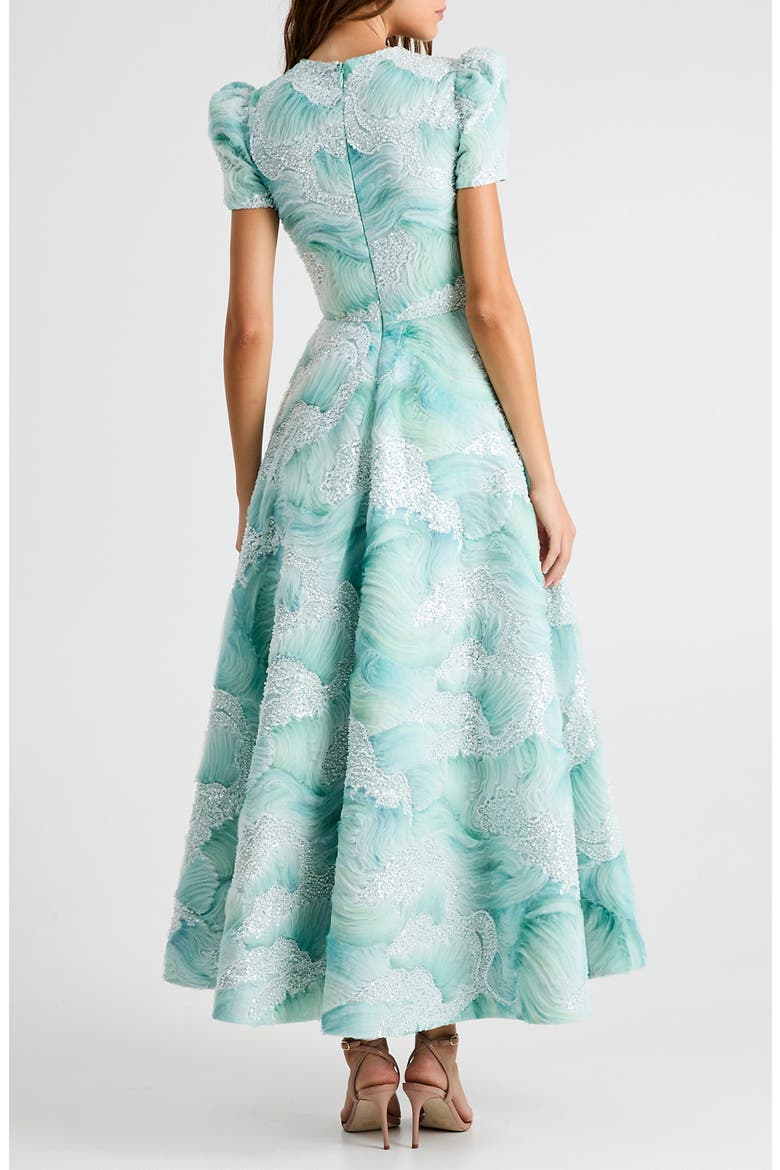 Eleanor Sequin Fit & Flare Cocktail Dress