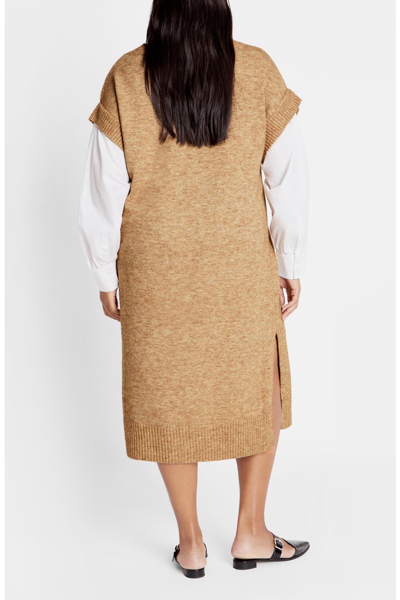Gloria Layered Long Sleeve Knit Dress