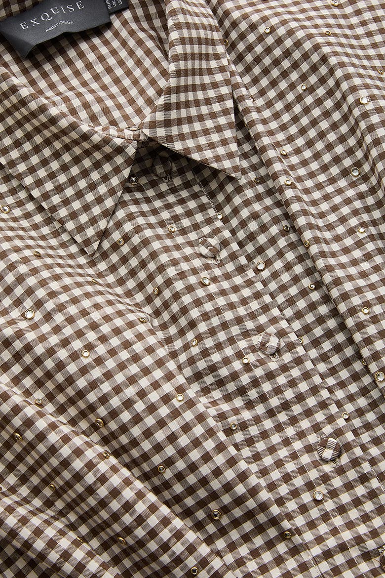 Jream Shirt Collar Midi Dress