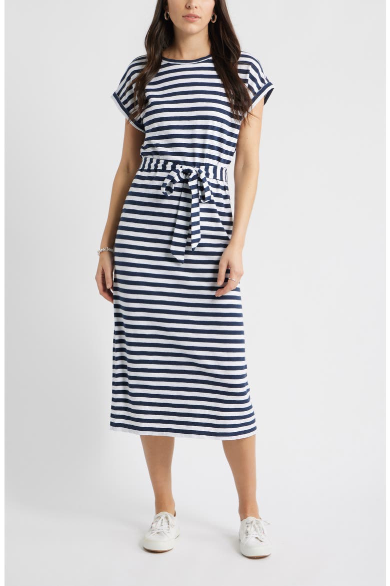 Tie Waist Midi Dress